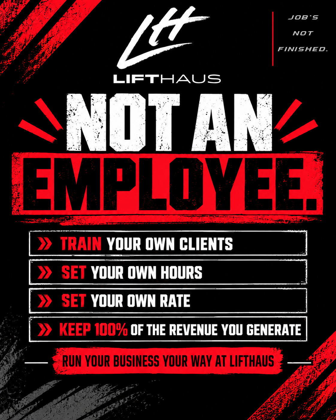 LiftHaus founding trainer opportunity — slide 2